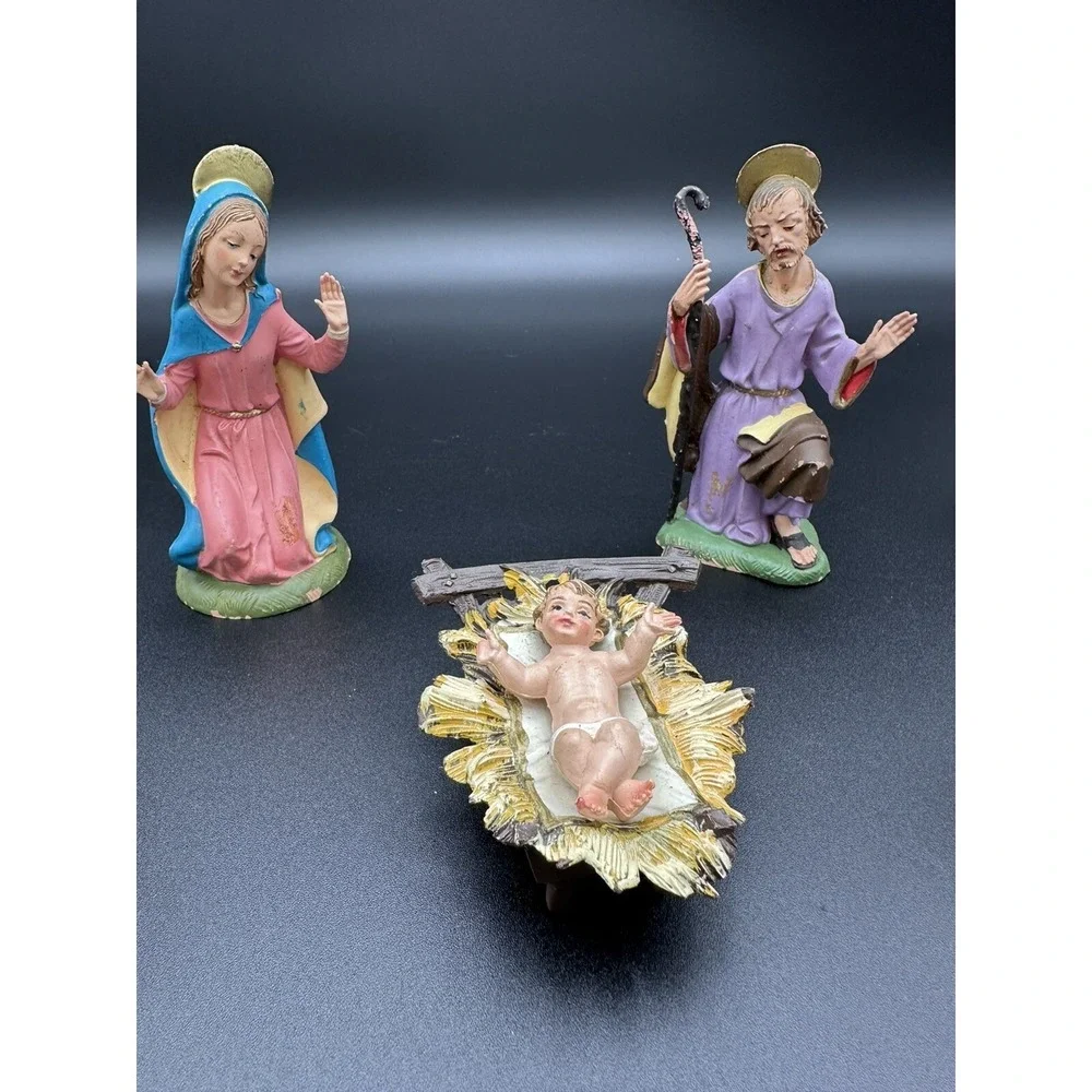VTG Fontanini‎ Depose, Resin Nativity Set, Stamped Italy